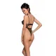 Эротическое боди с рисунком Passion LOVELIA BODY XXL/XXXL, черное