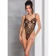 Эротическое боди с рисунком Passion LOVELIA BODY XXL/XXXL, черное