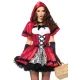 Эротический костюм «Красная Шапочка» Leg Avenue Gothic Red Riding Hood L, платье, накидка