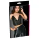 Топ - Cottelli Collection Metal Top Black S-L