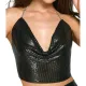 Топ - Cottelli Collection Metal Top Black S-L