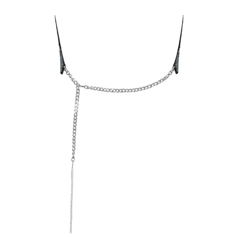 Топ - Cottelli Collection Metal Top Black S-L