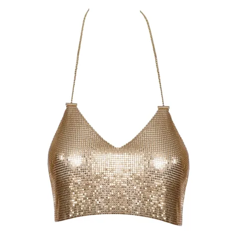 Топ - Сottelli Collection Metal Top Gold S-L