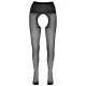 Колготки — Cottelli Collection Crotchless Tights, черные 1