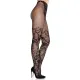 Колготки Leg Avenue Dahlia Lace Tights with Net Thigh Detail One Size