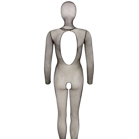 Бодістокінг - NO:XQSE Catsuit Mask, чорний S/L