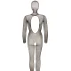 Бодістокінг - NO:XQSE Catsuit Mask, чорний S/L