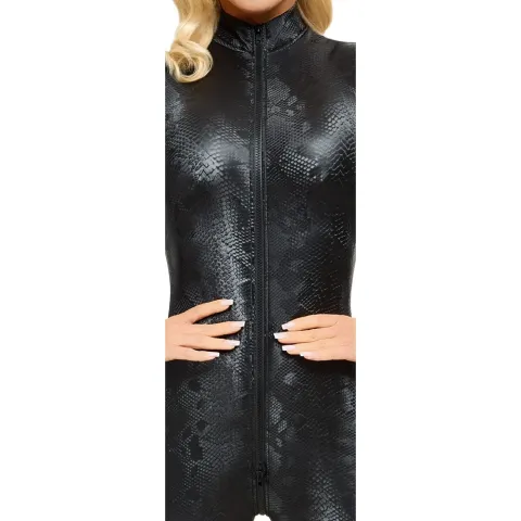 Комбінезон - Cottelli Collection Jumpsuit Snake, чорний L