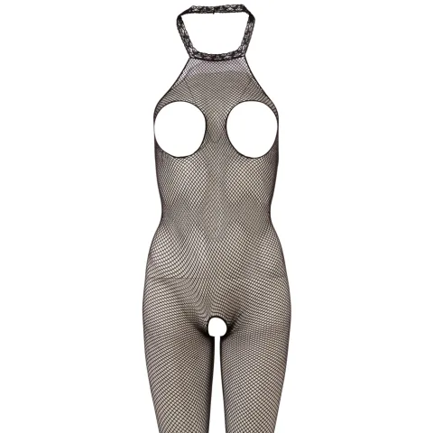 Бодістокінг - NO:XQSE Net Catsuit, чорний S-L
