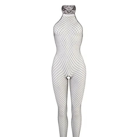 Боди-сток - NO:XQSE Net Catsuit, черный S/M