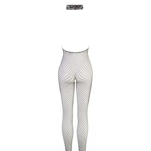 Боди-сток - NO:XQSE Net Catsuit, черный S/M