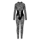 Комбинезон Noir ручной работы F299 Enigma, 3XL, кружев, длинный рукав, имитация корсета, Access