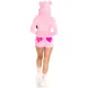 Комбінезон «Солодкий ведмедик» Leg Avenue Sweetheart Bear Velvet Romper S