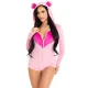Комбінезон «Солодкий ведмедик» Leg Avenue Sweetheart Bear Velvet Romper XS