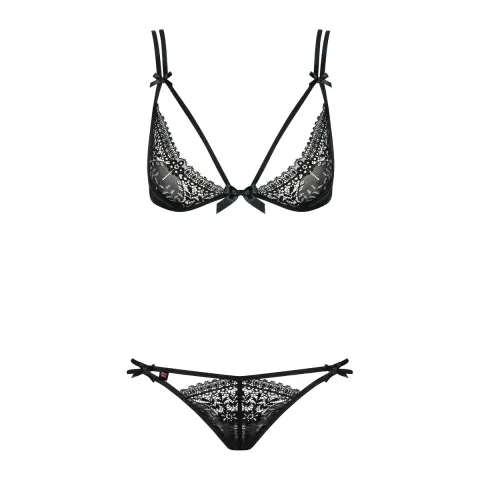 Комплект білизни - Obsessive Intensa Set чорний L/XL