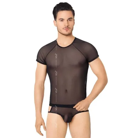 Комплект нижнего белья — Shirt and Shorts 4607, черный, размер XL