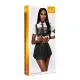 Комплект білизни - Top, Skirt And Tie 110899 Black And білий XL