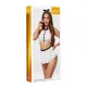 Комплект білизни - Top, Skirt, Panties And Hairband 110919 білий 2XL