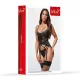Комплект білизни - Top With Garter Set And Thong 110909 чорний L