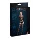 Комплект: боди и чулки Moonlight Model 06 XS-L Black, длинные рукава, рисунок в виде лифа, силуэт