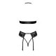 Комплект Kissable Bondage Kiss Set Black S/M