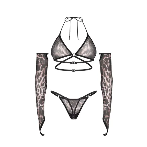 Комплект Obsessive Addia 3-pcs set L/XL