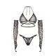Комплект Obsessive Addia 3-pcs set L/XL