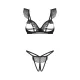 Комплект Obsessive Carrola 2-pcs crotchless set L/XL