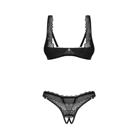 Комплект Obsessive Deina More 2-pcs crotchless set L/XL