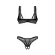 Комплект Obsessive Deina More 2-pcs crotchless set L/XL