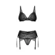 Комплект Obsessive Deina More 3-pcs set L/XL