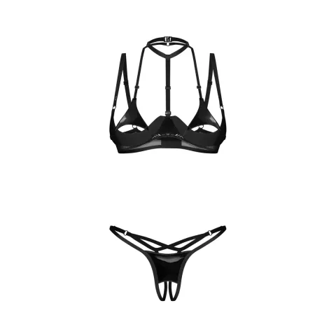 Комплект Obsessive Rolleya 2-pcs crotchless set L/XL