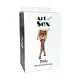 Комплект из пояса и чулков Art of Sex — Deily, цвет — черный, размер — XL