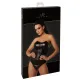 Corset Noir Handmade F334 Powerwetlook корсет — 6XL