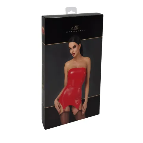Корсет с подвязками для чулок Noir Handmade F368 Bombshell Fierce Corset-belt Red L