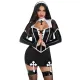 Костюм монахини Leg Avenue Holy Hottie Dress S