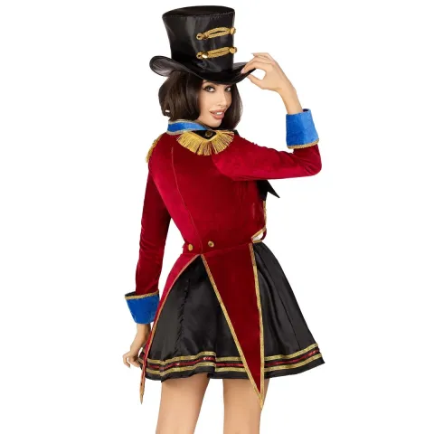 Костюм дрессировщицы Leg Avenue Ringmaster Costume M, платье, шляпа