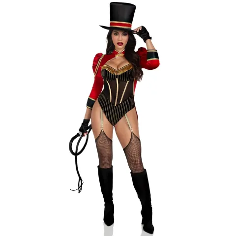 Костюм циркачки Leg Avenue Ravishing Ringmaster Bodysuit XS
