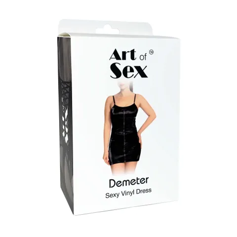 Лакированное платье Art of Sex — Demeter, цвет — черный, размер L