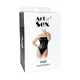 Лакированное боди Art of Sex — Jazz, цвет — черный с голографическим эффектом, размер S