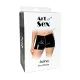 Лакированные шортики на молнии Art of Sex — Jarina, цвет красный, размер L