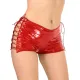 Лакированные шортики на шнурке Art of Sex — Kylie, красные, размер L–2XL