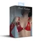 Классический лиф Feral Feelings — топ бикини красного цвета, прозрачный