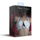 Бюстгальтер «Сердце» из натуральной кожи Feral Feelings — Hearts Bra White