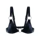 Ліф з натуральної шкіри Feral Feelings - Bikini Top Black