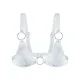 Лиф из натуральной кожи Feral Feelings — Bikini Top White