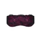 Атласна маска Obsessive Roseberry mask, pink, прикрашена мереживом, для сну