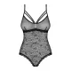 Мереживне боді з доступом Obsessive 818-TED-1 teddy M/L, чорне