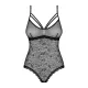 Мереживне боді з доступом Obsessive 818-TED-1 teddy XS/S, чорне