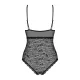 Мереживне боді з доступом Obsessive 818-TED-1 teddy XS/S, чорне